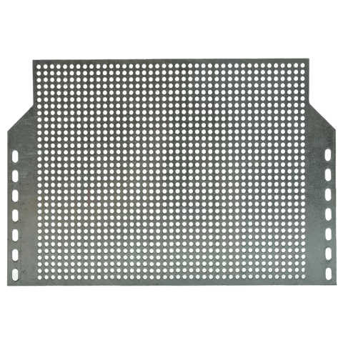 Szerelőlap média IT lakáselosztó kiegészítő 250x172mm Perforált szerelőlemez Techoplast