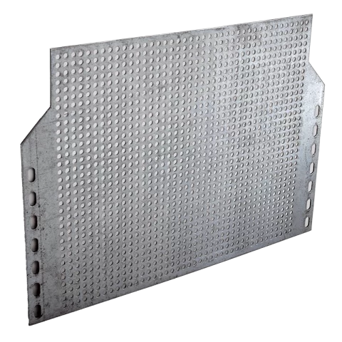 Szerelőlap média IT lakáselosztó kiegészítő 250x172mm Perforált szerelőlemez Techoplast