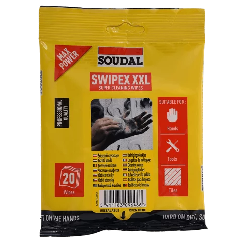 Ipari tisztítókendő 20 db SWIPEX SOUDAL 120874