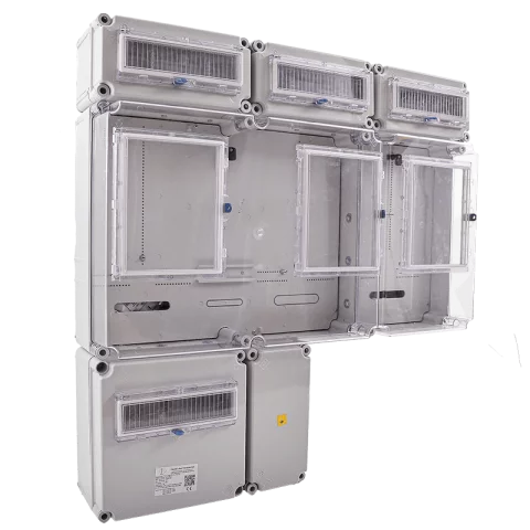 Csatári Plast PVT 7590 Á-V-H Fm-K ÁK 1/3 fázisú kombinált vill szekrény (n+é+h) földkábeles+1530ff