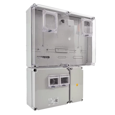 Csatári Plast PVT 6075 Á-V Fm-SZ-U 1/3 fázisú kombinált villanyóra szekrény 80A szabadvezetékes