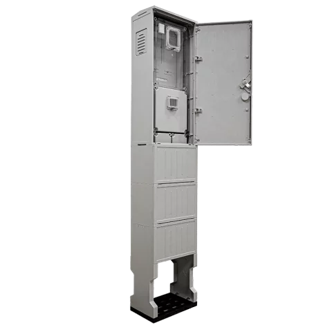 Csatári Plast PVT-K-L Fm-40-U 1/3 fázisú villanyóra szekrény lábazattal (nappali) földkábeles