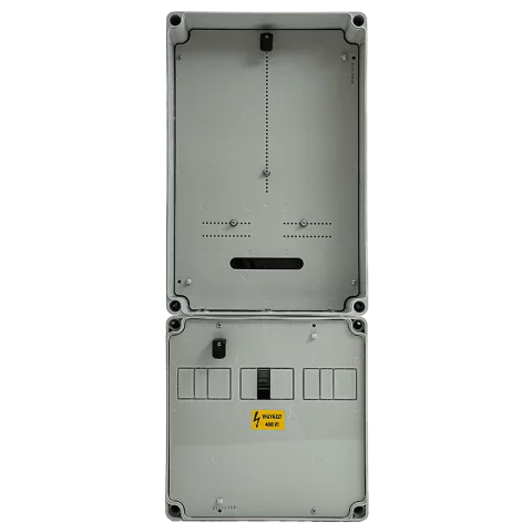 Csatári Plast PVT 3075 Fm-K-U 1/3 fázisú villanyóra szekrény 80A földkábeles CSP24.E124
