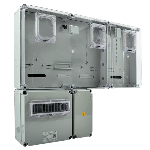 Csatári Plast PVT 7590 Á-V-H Fm-SZ-U 1/3 fázisú kombinált villanyóra szekrény szabadvezetékes