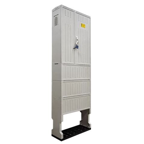 Csatári Plast PVT-K-L Á-V Fm-U 1/3 fázisú kombinált villanyóra szekrény lábazattal (n+é) földkábeles