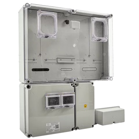 Csatári Plast PVT 6075 Á-V Fm-K-U 1/3 fázisú kombinált villanyóra szekrény 80A földkábeles